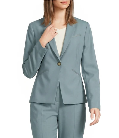 BOSS By Hugo Boss Jia Notch Lapel Long Sleeve Blazer