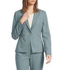 BOSS By Hugo Boss Jia Notch Lapel Long Sleeve Blazer