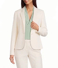 BOSS By Hugo Boss Jia Notch Lapel Long Sleeve Slim Jacket