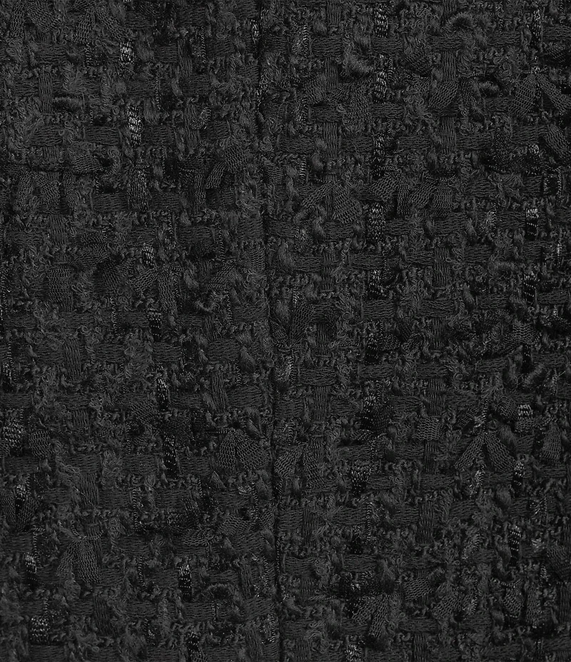 BOSS By Hugo Boss Jokilana Coordinating Fringe Tweed V-Neck Sleeveless Vest Tunic