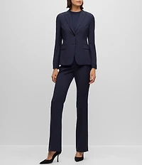 BOSS by Hugo Boss Juleah Virgin Wool Peak Lapel Collar Two-Button Coordinating Blazer Jacket