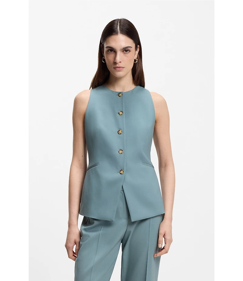 BOSS By Hugo Boss Juleran Coordinating Crew Neck Sleeveless Vest