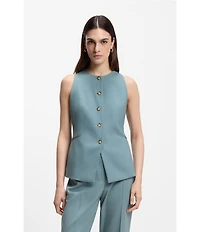 BOSS By Hugo Boss Juleran Coordinating Crew Neck Sleeveless Vest