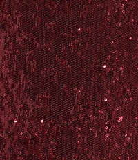 BOSS By Hugo Boss Sequin Knit Contrast Midi Skirt