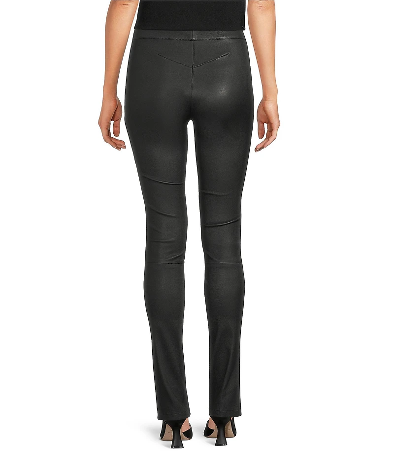 BOSS By Hugo Boss Simax Leather Slim Pants