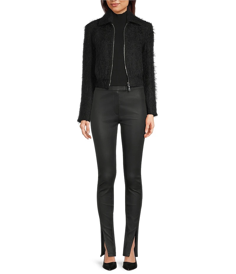 BOSS By Hugo Boss Simax Leather Slim Pants