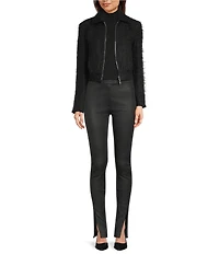 BOSS By Hugo Boss Simax Leather Slim Pants