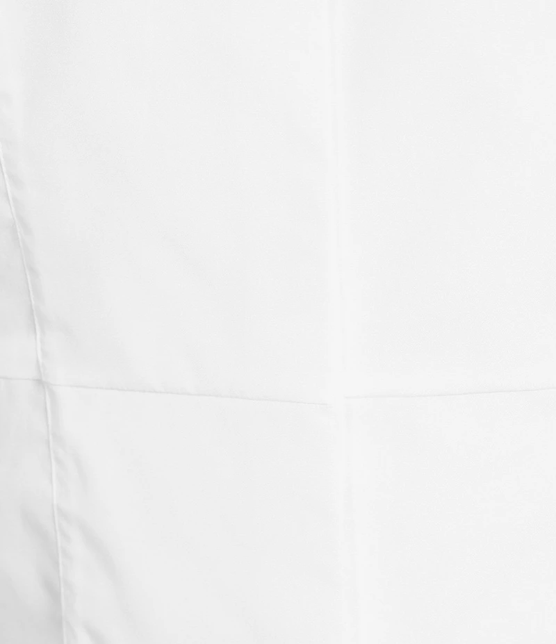 BOSS by Hugo Boss Solid Cotton Round Neck Long Cuff Sleeve Peplum Shirt