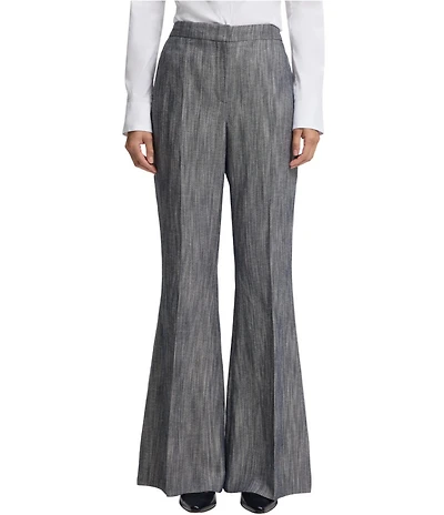 BOSS By Hugo Boss Talifia Flat Front Flare Leg Pants