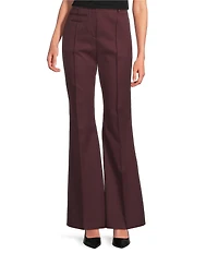 BOSS by Hugo Boss Talimia Wool Flat Front Flare Leg Pants