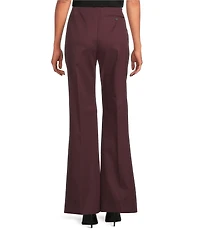 BOSS by Hugo Boss Talimia Wool Flat Front Flare Leg Pants