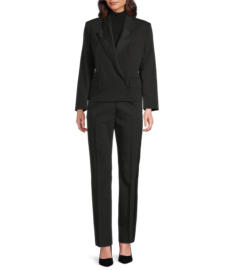BOSS By Hugo Boss Tanjana Virgin Wool Tuxedo Trouser