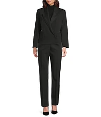 BOSS By Hugo Boss Tanjana Virgin Wool Tuxedo Trouser