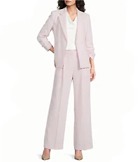 BOSS By Hugo Boss Tiana Flat Front Wide Leg Pants