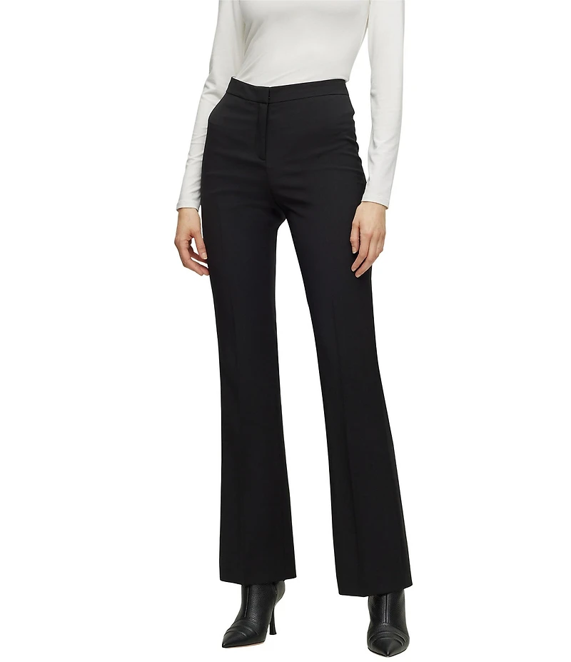 BOSS by Hugo Boss Tuleah Virgin Wool Bootcut Coordinating Pants