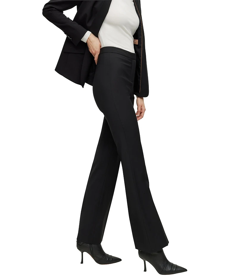 BOSS by Hugo Boss Tuleah Virgin Wool Bootcut Coordinating Pants