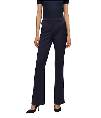 BOSS by Hugo Boss Tuleah Virgin Wool Bootcut Coordinating Pant