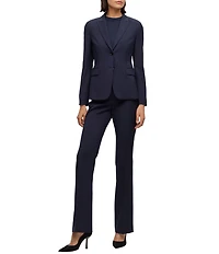 BOSS by Hugo Boss Tuleah Virgin Wool Bootcut Coordinating Pants