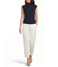 BOSS by Hugo Boss Turtleneck Sleeveless Knit Top
