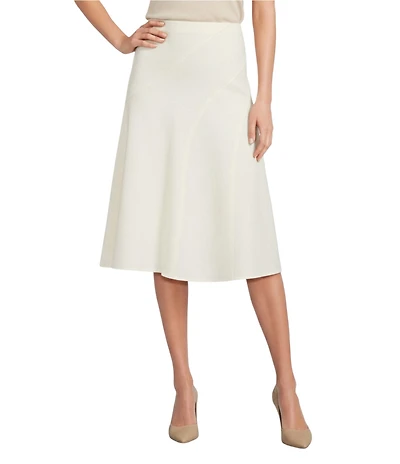 BOSS By Hugo Boss Vicena Boiled Wool A-line Midi Skirt
