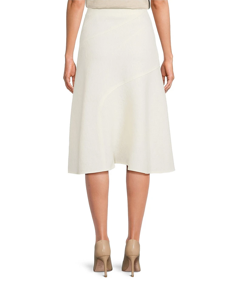 BOSS By Hugo Boss Vicena Boiled Wool A-line Midi Skirt