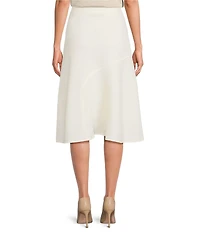 BOSS By Hugo Boss Vicena Boiled Wool A-line Midi Skirt