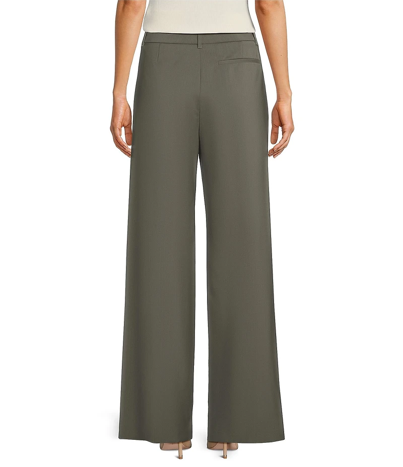 BOSS by Hugo Boss Wool Stretch Tiana Wide Leg Trouser Coordinating Pants