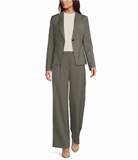 BOSS by Hugo Boss Wool Stretch Tiana Wide Leg Trouser Coordinating Pants