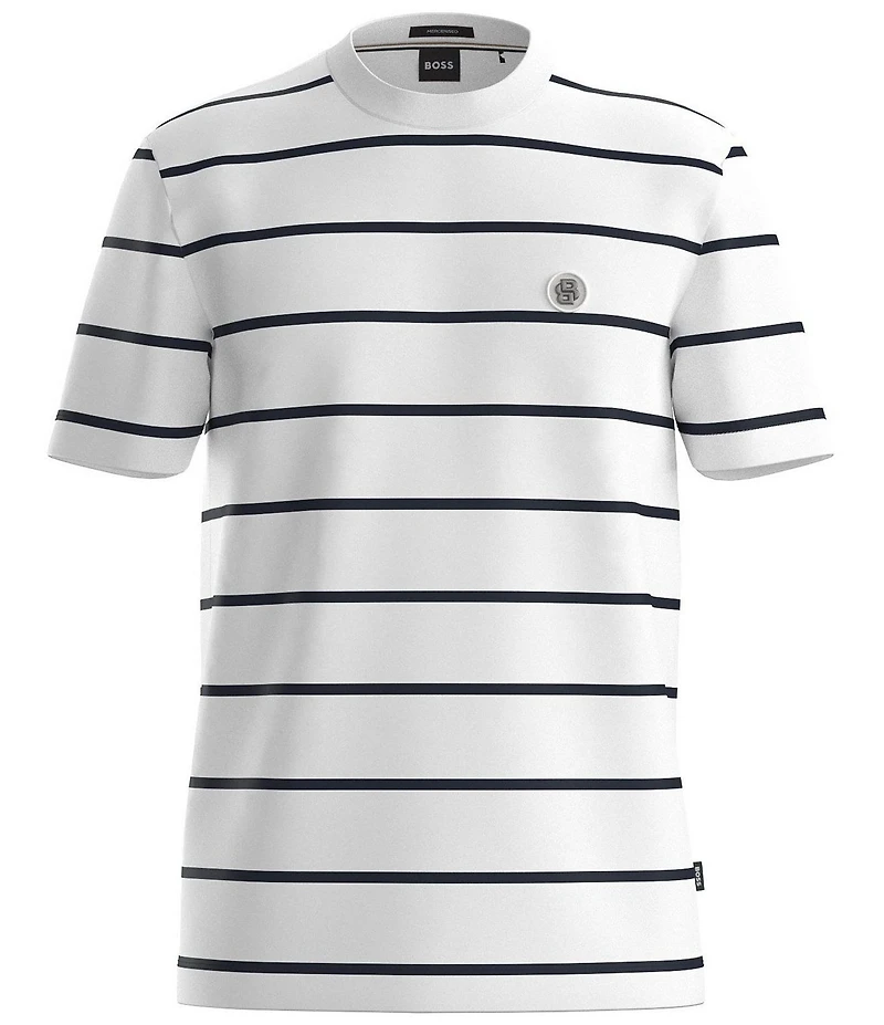 BOSS C-Taut Stripe Short Sleeve T-Shirt