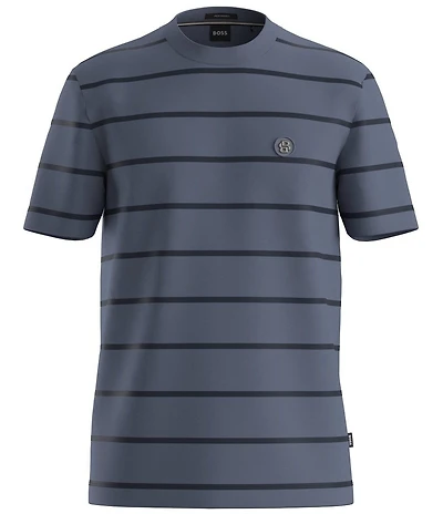 BOSS C-Taut Stripe Short Sleeve T-Shirt