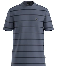 BOSS C-Taut Stripe Short Sleeve T-Shirt