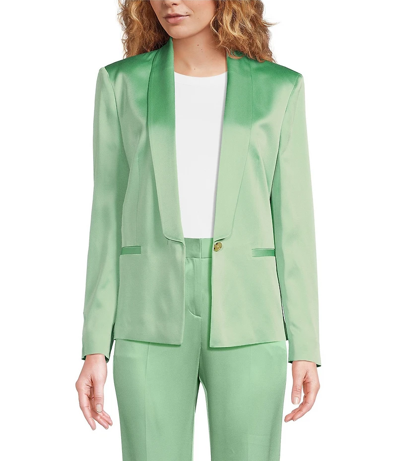 BOSS Hugo Boss Janka Shawl Collar V-Neck Long Sleeve Blazer