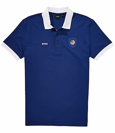 BOSS Paddy WC 2026 Short Sleeve Polo Shirt