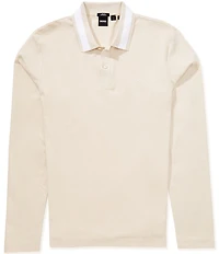BOSS Pleins Long Sleeve Polo Shirt