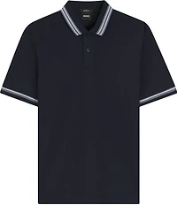 BOSS Slim Fit Contrast Tipping Short Sleeve Polo Shirt