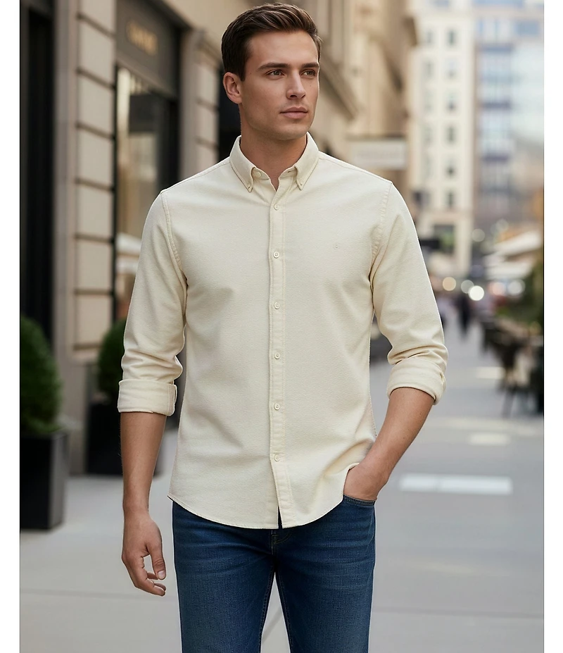 BOSS Slim Fit H-Roan Long Sleeve Woven Shirt