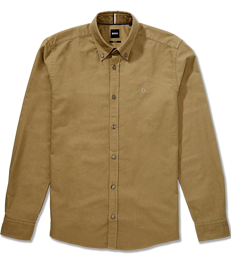 BOSS Slim Fit H-Roan Long Sleeve Woven Shirt