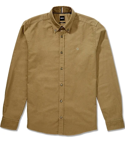 BOSS Slim Fit H-Roan Long Sleeve Woven Shirt