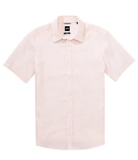 BOSS Slim Fit Roan Floral Print Short Sleeve Woven Shirt