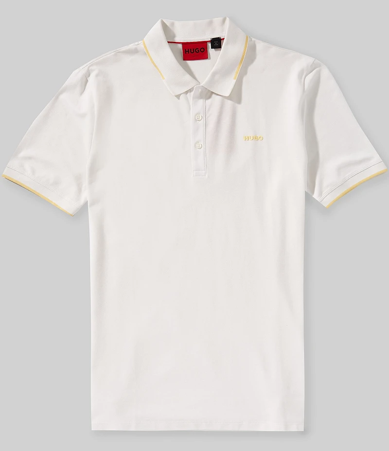 BOSS Slim Fit Stretch Dinoso Short Sleeve Polo Shirt