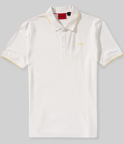 BOSS Slim Fit Stretch Dinoso Short Sleeve Polo Shirt