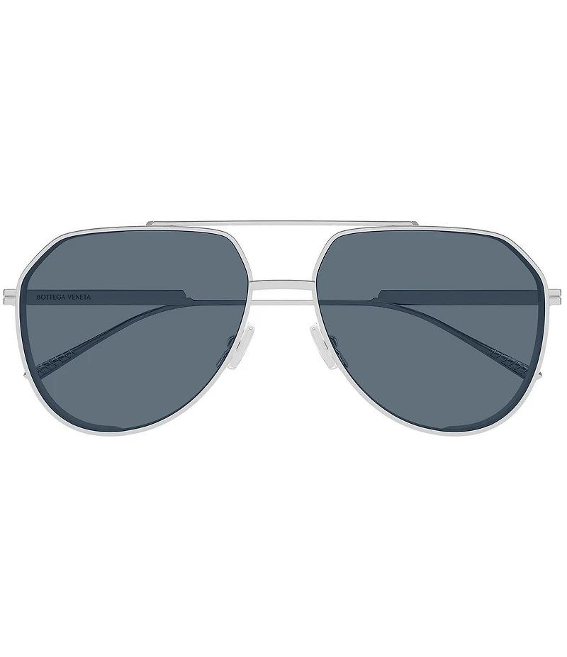 Bottega Veneta Light Ribbon 60mm Aviator Sunglasses