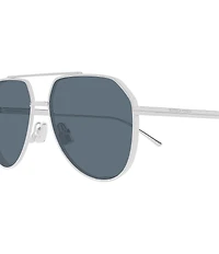 Bottega Veneta Light Ribbon 60mm Aviator Sunglasses