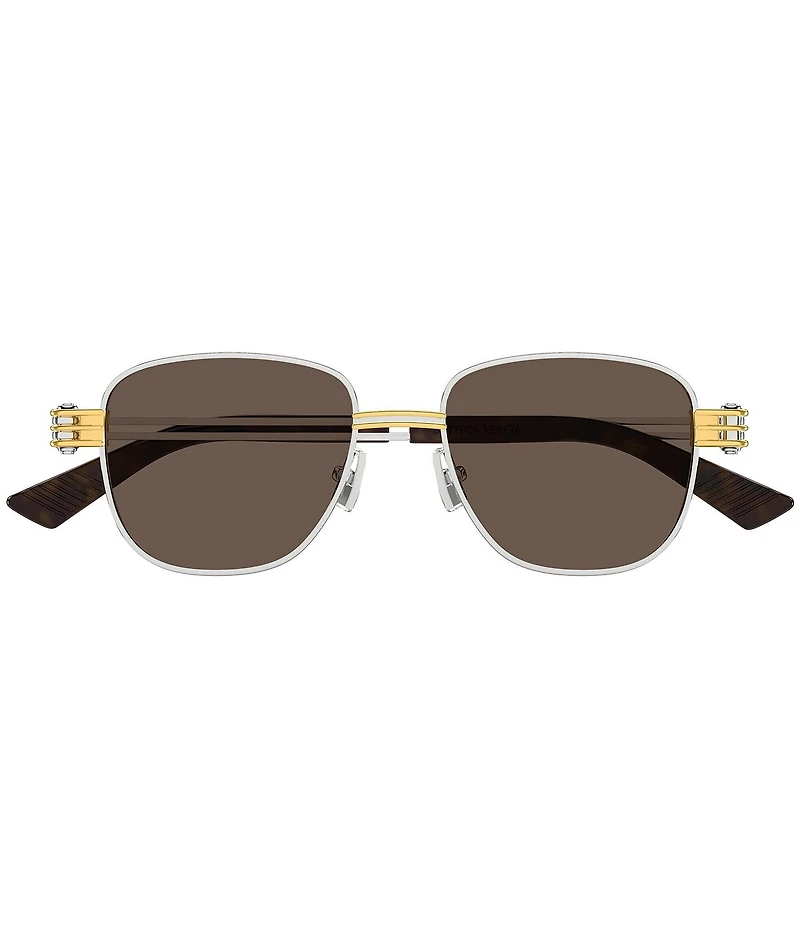 Bottega Veneta Men's Bolt 51mm Square Sunglasses