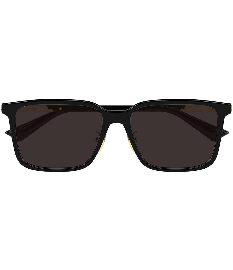 Bottega Veneta Men's Ribbon 57mm Rectangle Sunglasses