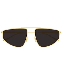 Bottega Veneta Unisex Light Ribbon 59mm Navigator Sunglasses