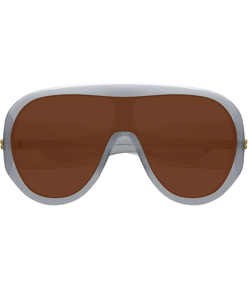 Bottega Veneta Unisex Ribbon Mask 99mm Statement Shield Sunglasses