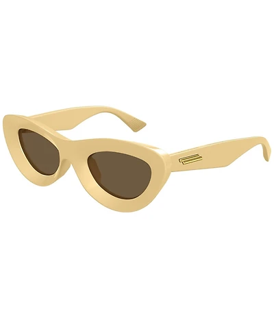 Bottega Veneta Women's Avantgarde Ribbon 51mm Cat Eye Statement Sunglasses