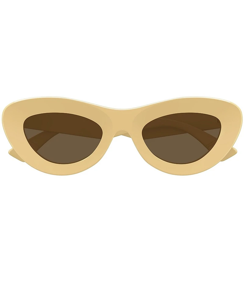 Bottega Veneta Women's Avantgarde Ribbon 51mm Cat Eye Statement Sunglasses