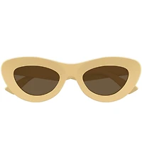 Bottega Veneta Women's Avantgarde Ribbon 51mm Cat Eye Statement Sunglasses